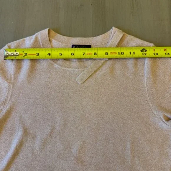 Brooks Brothers Shimmer Knit Short Sleeve Short Sleeve Sweater - Picture 6 of 12